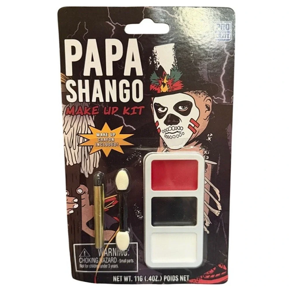 Pro Wrestling Crate Papa Shango Makeup Kit WWE Face Paint Crayon New
